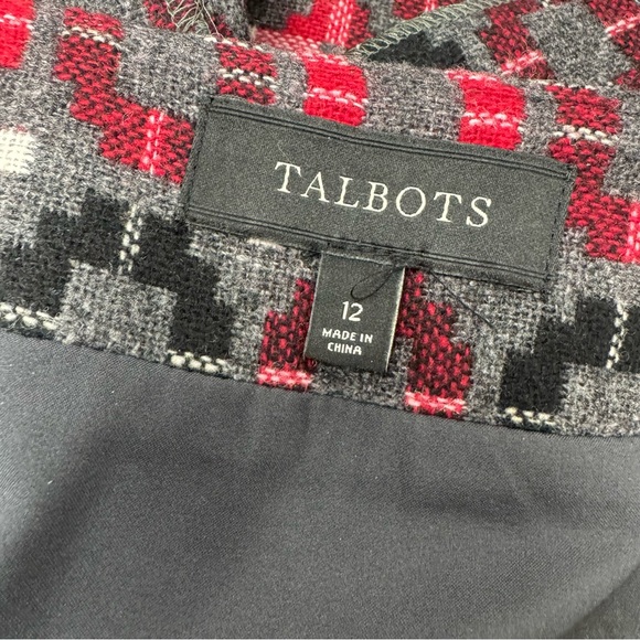 Talbots Wool Blend Skirt - Size 12 - Picture 2 of 7